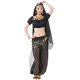 AveryDance Professional Belly Dance 5-pieces Costume Set