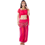 AveryDance Professional Belly Dance 5-pieces Costume Set