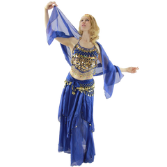 Belly Dance Costume 5-Piece Set