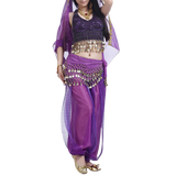 BellyLady Tribal Belly Dance Costume Halter Gold