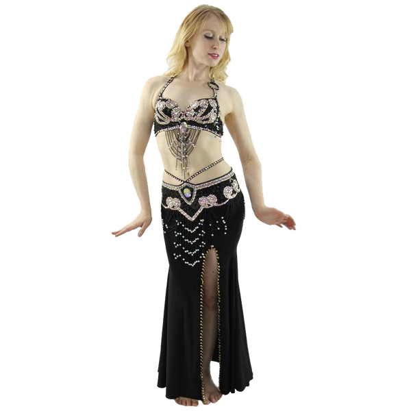 Egyptian Style 3-Piece Belly Dance Costume