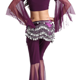ZLTdream Women's Belly Dance Wave Shape Hip Scarf