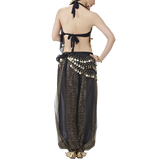 BellyLady Tribal Belly Dance Costume Halter Gold
