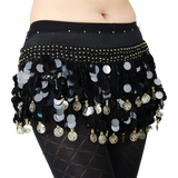 HOTER® Multi-Row Paillettes Gold Coins Belly Dance Wrap